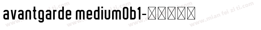 avantgarde mediumOb1字体转换